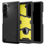 Telefono dėklas - SPIGEN - Galaxy Z Fold 6 - Slim Armor Pro - Juodas - Triguba sluoksnis - Oro pagalvėlė