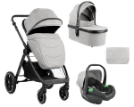 Universalus vežimėlis Kikka Boo Ava 3in1, Ava Grey