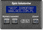 Aco Cdn-230e St Elektroninis adresų sąra&scaron;as, baltas