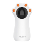 Interaktyvus lazerinis žaislas katėms Rojeco, 16 cm, baltas