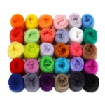 Vilnos vėlimui rinkinys, 300 g, 30 spalvų