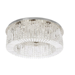 Lubų lempa Candellux Luxor Ampla 30-02832 8x10W G4 nikelis