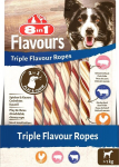 8in1 Triple Flavour Ropes su jautiena, vi&scaron;tiena ir kiauliena, 65 g
