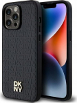 DKNY odinis ra&scaron;tuotas MagSafe&ldquo; dėklas su metaline logotipine ženklu iPhone 13 Pro / 13&ldquo; &ndash; juoda
