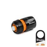 Greita jungtis 1/2" Bradas BLACK LINE su STOP funkcija