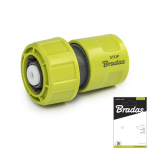 Greita jungtis žarnai 3/4" Bradas LIME LINE su STOP funkcija