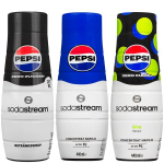 3x "SodaStream Pepsi" sirupas + "Pepsi Max Zero" + "Pepsi Max Zero Lime
