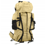 Turistinė kuprinė, chaki, 60l, oksfordo audinys