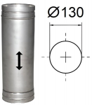 Teleskopinis kamino vamzdis, L-310 mm. D-130 mm.