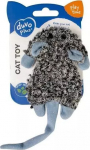 Žaislas katėms Duvo+ Cushy crackle mouse, 18x8x2 cm, pilkas