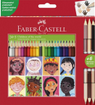 Faber-castell pie&scaron;tukai 24+3 vnt. vaikų odos atspalvių