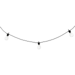 Saulės girlianda, 5 m, 10 LED lempučių