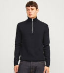 Jack & Jones vyri&scaron;kas džemperis 12257773*01, juoda