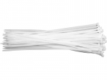 Yato Kabelių Tvirtinimo Juosta YT-70634, 430x7.6mm, 50vnt, balta, PA66, UV atspari, 55kg, 105mm