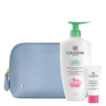Kūno priežiūros rinkinys Collistar Body 00509: losjonas, 400 ml + drėkinamasis kremas, 25 ml + kosmetinė