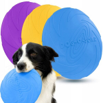 Skraidantis diskas &scaron;unims Frisbee, 3 vnt., įvairių spalvų