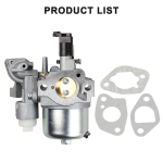 Metalinio karbiuratoriaus + tarpiklių komplekto keitimas, skirtas Subaru Robin EP17 EX17D EX17 6,0 AG varikliui AY Foam Carb putplasčio oro valytuvui Priedai