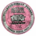 "Reuzel Pink Pomade" plaukų pomada stipriai fiksacijai 340 g