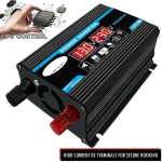 Automobilių priedai, 4000 W nuo 12 V iki 220 V / 110 V LED automobilio maitinimo keitiklis, dvigubas USB įkroviklio adapteris