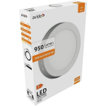 Avide LED Lubinis &scaron;viestuvas 12W 4000K Round ALU