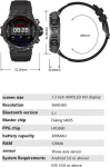 Dcu Tecnologic | i&scaron;manusis laikrodis su gps | i&scaron;manusis laikrodis | amoled hd jutiklinis ekranas | 14 sporto režimų | prane&scaron;imų programėlės ir skambučiai | ip68* | žydras