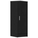 Batų spinta Juoda 32x35x92 cm I&scaron; inžinierinės medienos
