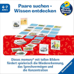 Ravensburger 20647 Vehicles Memory&reg; Wieso? Weshalb? Warum? Klasikinis žaidimas 2-6 žaidėjams, vaikų žaidimas visiems transporto priemonių gerbėjams nuo 4 iki 7 metų