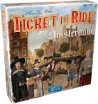 Days of Wonder, Ticket to Ride Amsterdam stalo žaidimas, &scaron;eimos stalo žaidimas, stalo žaidimas suaugusiems ir &scaron;eimai, traukinių žaidimas, nuo 8 metų, 2&ndash;4 žaidėjams &ndash; olandų kalba