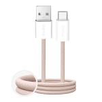 Puro Fabrik 2.0 Usb-a į Usb-c 1.5m 10w kabelis, beisgo spalvos