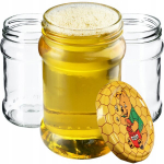 KADAX Seno stiklainiai 315ml 10vnt 66mm + dangteliai "Honey"