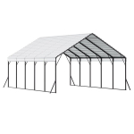 Metalinė 20 x 24 pėdų automobilių pastogė