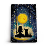 Tapymas pagal numerius 20x30 cm, Svajonės po mėnuliu, varvikas, MC1154e