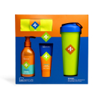 Rinkinys Idc Institute vyrams: du&scaron;o želė, 250 ml + veido prausiklis, 100 ml + gertuvė + rank&scaron;luostis, 1 vnt.