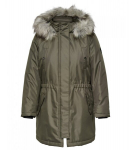 Only Carmakoma moteri&scaron;kas parkas (Size+)15185999*02, alyvuogių