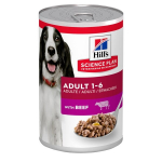 Hill's Sience Plan Adult ėdalas &scaron;unims su jautiena, 370 g
