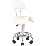 Kosmetinė taburetė 6001 balta