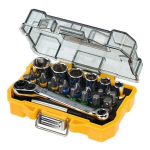 Lizdų ir sukimo antgalių rinkinys Dewalt DT71516-QZ, 24 vnt.