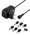 Universalus įkroviklis DELTACO PSR-06A, 100-240 V, 3-12 V, 600 mAh, 6 tips