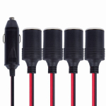 Automobilinio įkroviklio lizdų dalintuvas Powermax &bdquo;4 in 1&ldquo; 12V/24V