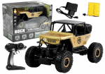 Visureigis Jeep Twist 4x4 su nuotolinio valdymo pultu, aukso spalvos