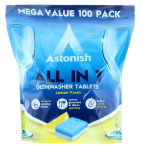 Astonish indaplovių tabletės All in 1, 100 vnt.