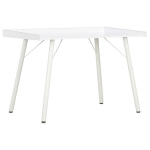 Ra&scaron;omasis stalas, 90x50x79cm, baltas