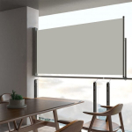 I&scaron;traukiama &scaron;oninė kiemo pertvara vidaXL, 80x300cm, rusva