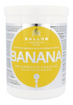 Atkuriamoji plaukų kaukė su alyvuogių aliejumu ir bananų ekstraktu Kallos Banana Fortifying, 1000 ml