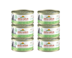 Drėgnas kačių ėdalas Almo Nature HFC Natural, vi&scaron;tiena su alaviju, 6x70 g