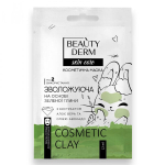 Drėkinamoji veido kaukė Beautyderm žaliojo molio pagrindu, 12 ml