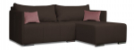 Kampinė sofa Deka-Sturis ruda
