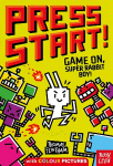 Press start! Game on, super rabbit boy!