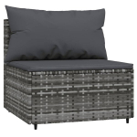 Lauko sofa vidaXL, pilka