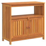 vidaXL Konsolinis sodo staliukas, 80x35x75cm, akacijos masyvas